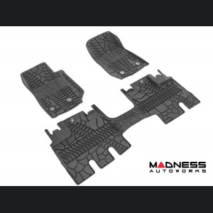 Jeep Wrangler JK Floor Mats - All Weather - Mopar - Front + Rear 